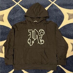 Palm Angels PA Logo Black Hoodie Men’s Large